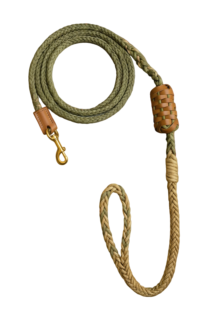 iLeash — Handmade Paracord Leash with Built-In Smarts (but no tech!)